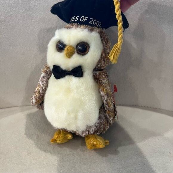 Ty Beanie Baby Smarter the Owl, NWT - Picture 2 of 3